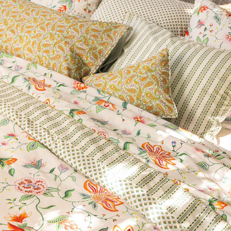 Federa decorativa &Eacute;t&eacute; Indien Cotone, , hi-res image number 0