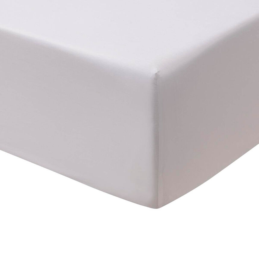 Lenzuola a pieghe Feuilles en sc&egrave;ne  Blanc 100X200X35 100% cotone, , hi-res image number 0