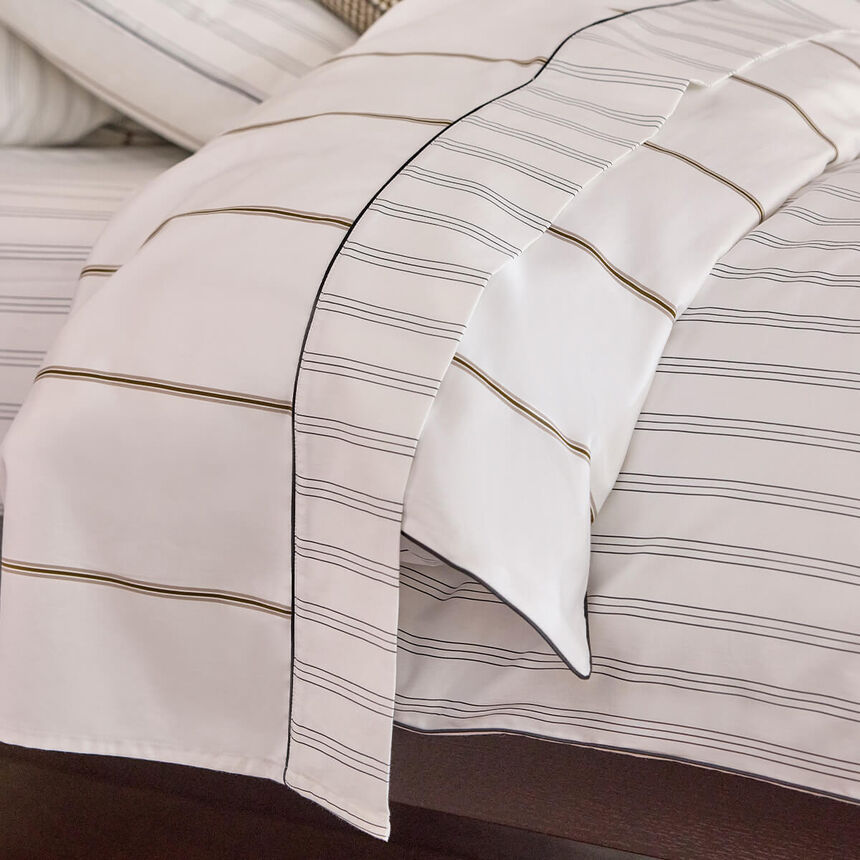 Lenzuola piatte Savile row Mayfair 190X290 100% cotone, , hi-res image number 2