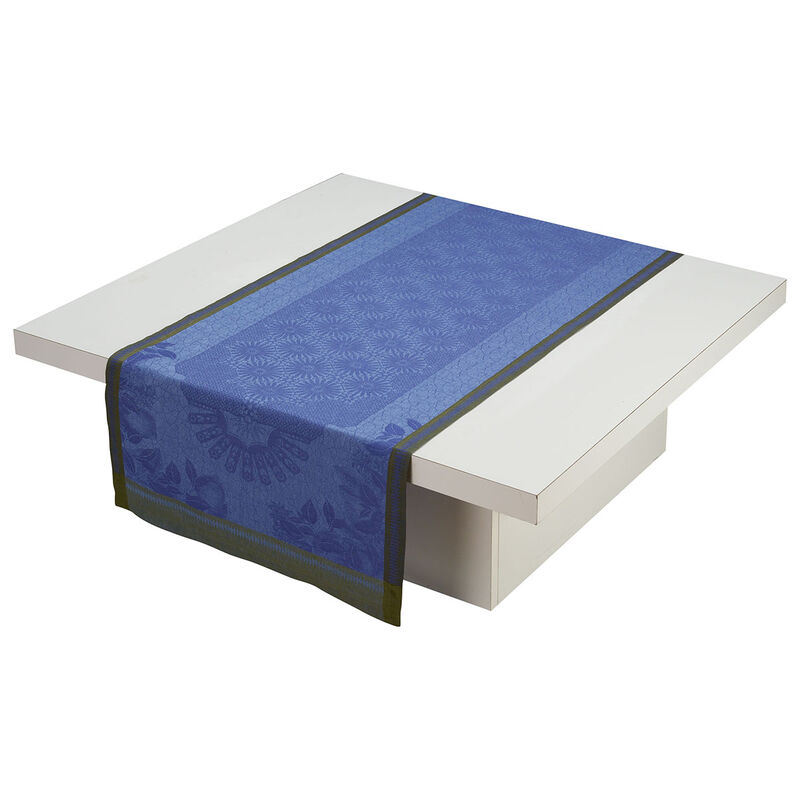 Striscia da tavola Jardin d'orient Majorelle 50x200 100% lino, , hi-res image number 0