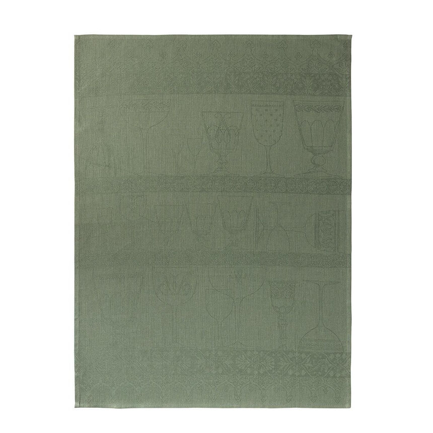 Asciugabicchieri Cristal Verveine 60x80 100% lino, , hi-res image number 0