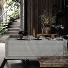 Tovaglia Empreintes Charbon 150x150 100% cotone, , hi-res image number 1