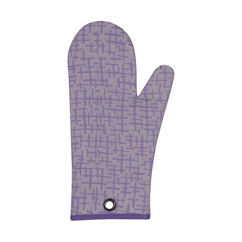Guanto da forno Urban jungle Purple Taglia unica 100% cotone, , hi-res image number 0