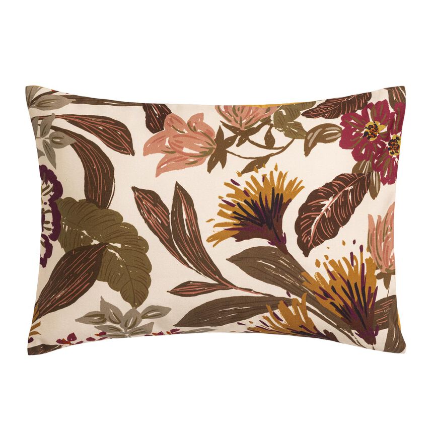 Federa decorativa Panache de fleurs  Miel 30X41 100% cotone, , hi-res image number 1