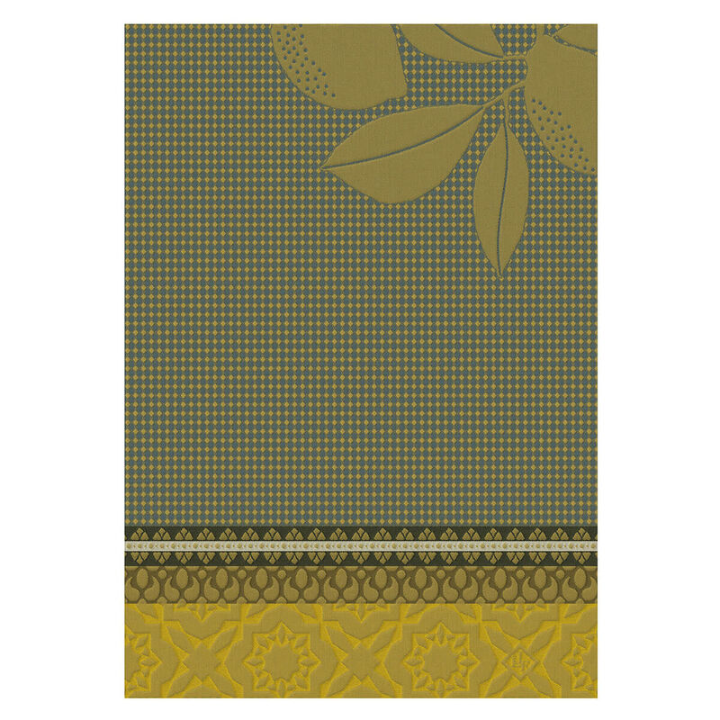 Asciugamano Sous les Citronniers Jaune 54x38 100% cotone, , hi-res