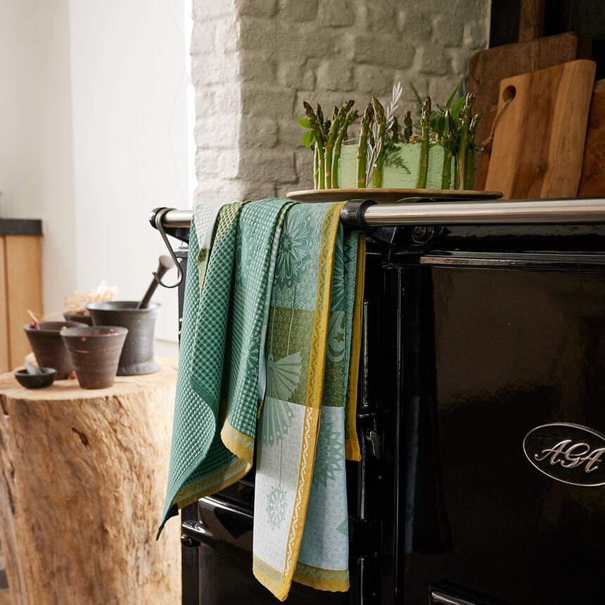 Strofinaccio Lumi&egrave;res d'&eacute;toiles  &Eacute;meraude 60x80 100% cotone, , hi-res image number 0