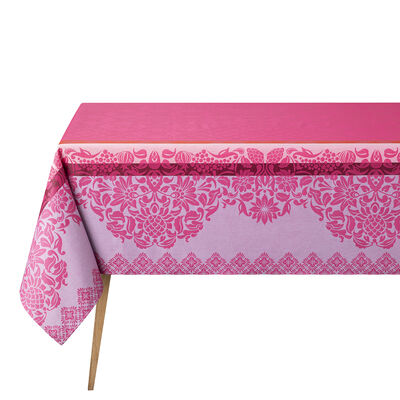 Tovaglia antimacchia Mumbai Enduit Fuchsia 175x175 100% cotone