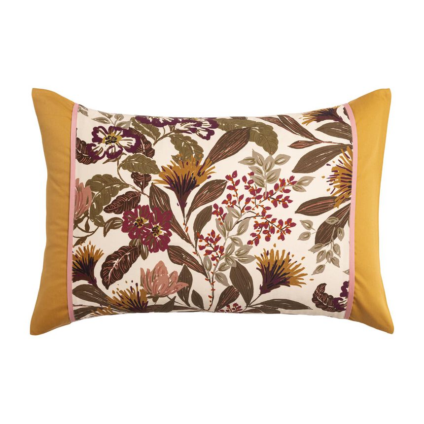 Federe Panache de fleurs  Miel 40X80 100% cotone, , hi-res image number 2