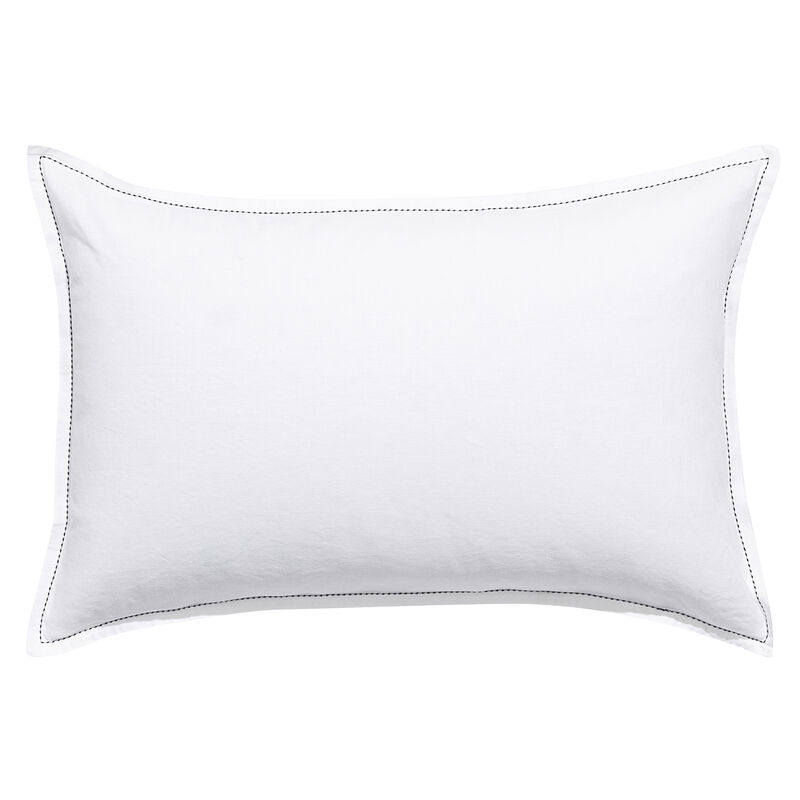 Federa decorativa Nuances Blanc 30X41 50% cotone - 50% lino, , hi-res