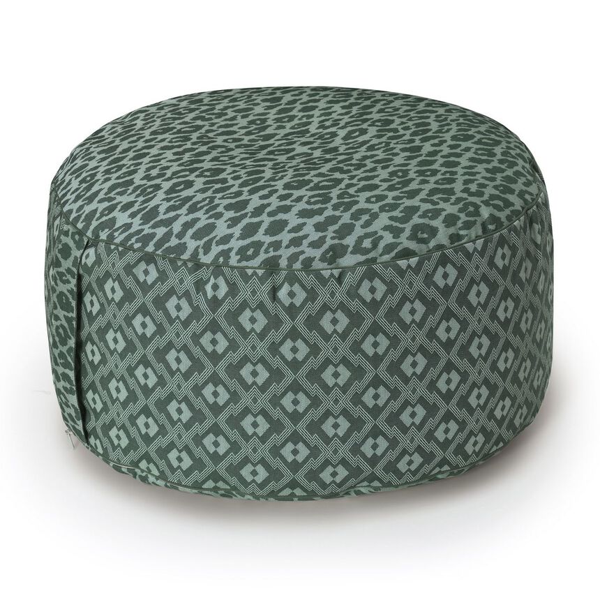Pouf Nature Sauvage Crocodile 50x30 100% cotone, , hi-res image number 0