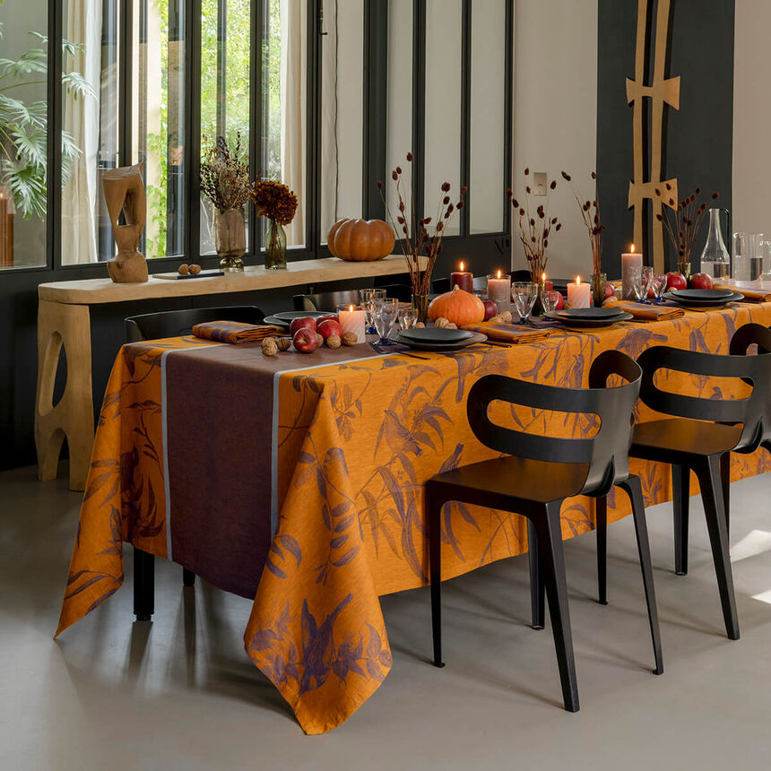 Tovaglia Voli&egrave;re Nocturne 175x175 100% lino, , hi-res