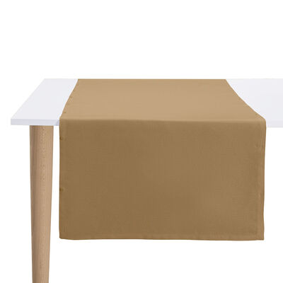 Striscia da tavola Portofino Pluriel Terra 55x175 100% lino