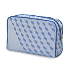 Borsa da toilette sportiva Game blu cotone biologico, , hi-res image number 2