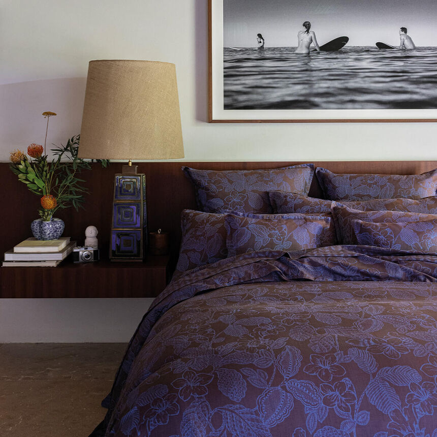 Federe Sulawesi Terre Indigo 40X80 100% cotone, , hi-res image number 3