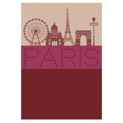 Strofinaccio Paris Lumi&egrave;re Glamour 70x50 100% cotone