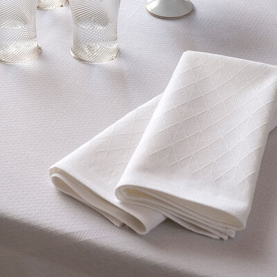 Tovagliolo Club albatre 50x50 89% cotone / 11% lino,  Tovagliolo Club albatre 50x50 89% cotone / 11% lino