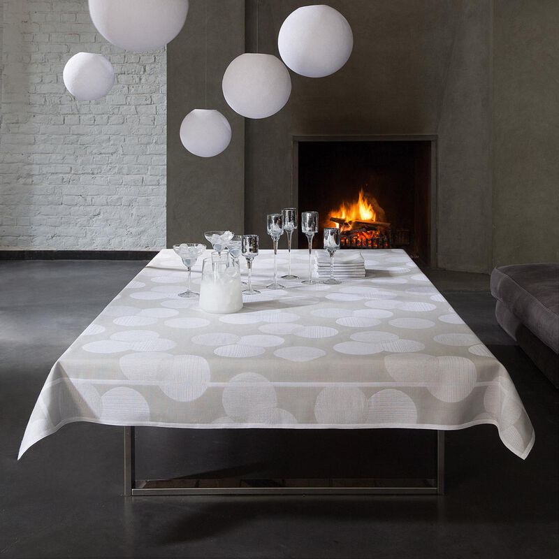 Tovaglia Paillettes Argent 140x140 100% cotone, , hi-res image number 0