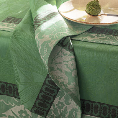 Tovagliolo Escapade Tropicale Caméléon 58x58 100% lino,  Tovagliolo Escapade Tropicale Caméléon 58x58 100% lino