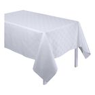 Tovaglia Anneaux Blanc 170x170 100% cotone, , hi-res image number 2
