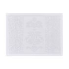 Set americano Siena Blanc Blanc 58x41 100% cotone, , hi-res image number 1