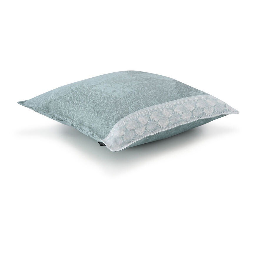 Fodera cuscino Symphonie Baroque Fumee 48x27 100% lino, , hi-res image number 2