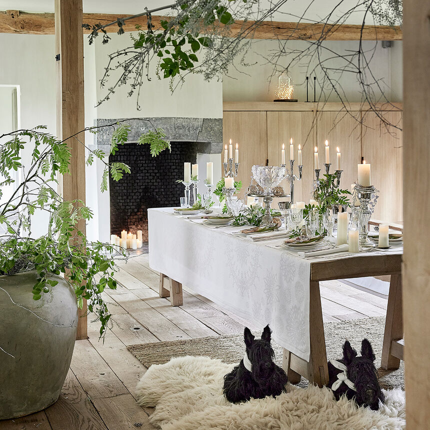 Tovaglia Lumi&egrave;res d'&eacute;toiles Diamant  Diamant 166x175 85% Cotone, 11% Viscosa, 4% Poliestere, , hi-res image number 3