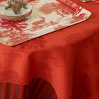Tovaglia Souveraine Carmin 175x175 100% lino, , hi-res image number 1
