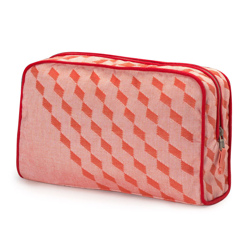 Borsa da toilette Game rosso cotone biologico, , hi-res image number 2