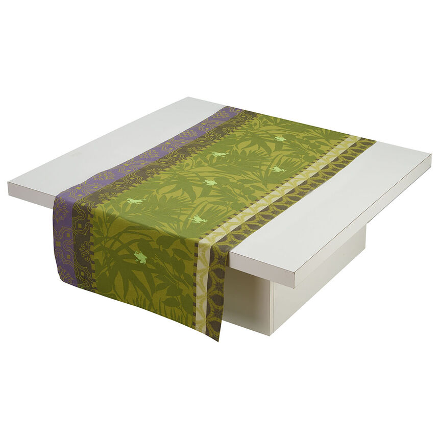 Striscia da tavola antimacchia Bahia Jungle 50x150 Cotone / Poliestere, , hi-res image number 0
