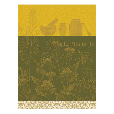 Strofinaccio Moutarde en fleurs Cotone,  Strofinaccio Moutarde en fleurs Cotone