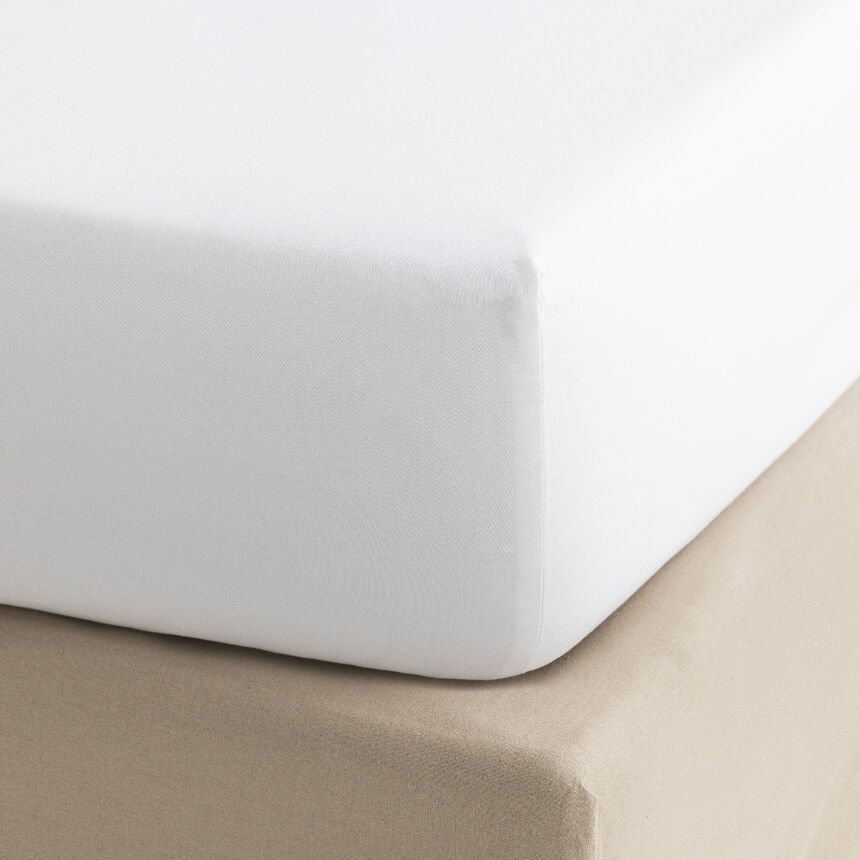 Lenzuolo Apparat Blanc 100X200X35 100% cotone, , hi-res image number 0