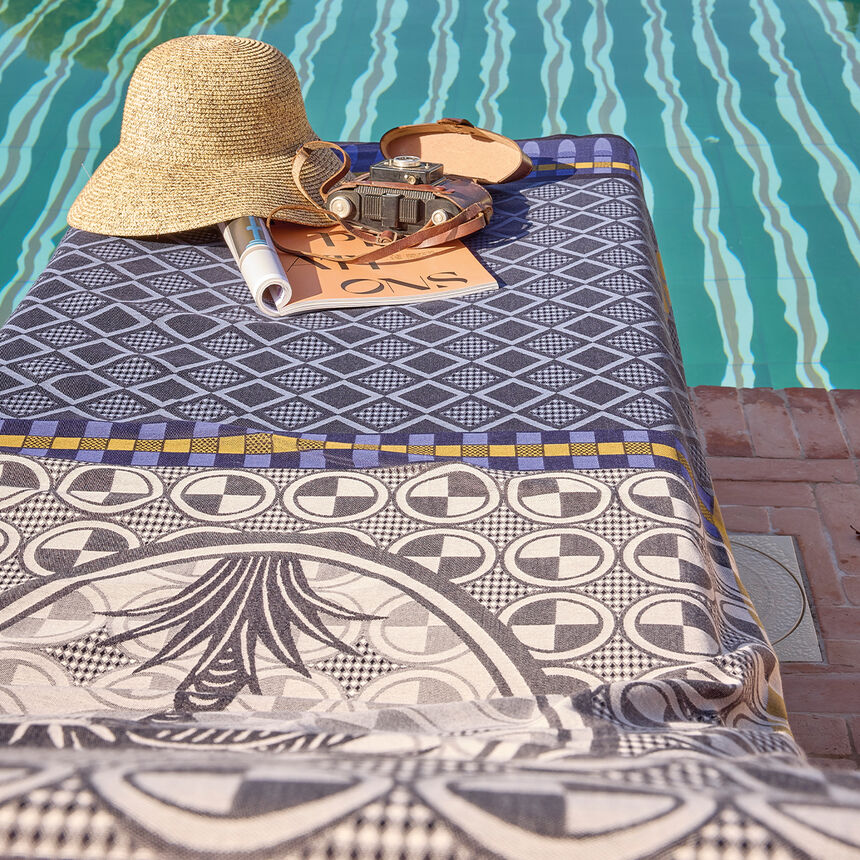 Telo da spiaggia Palmeraie Oasis 100x200 100% cotone, , hi-res image number 2