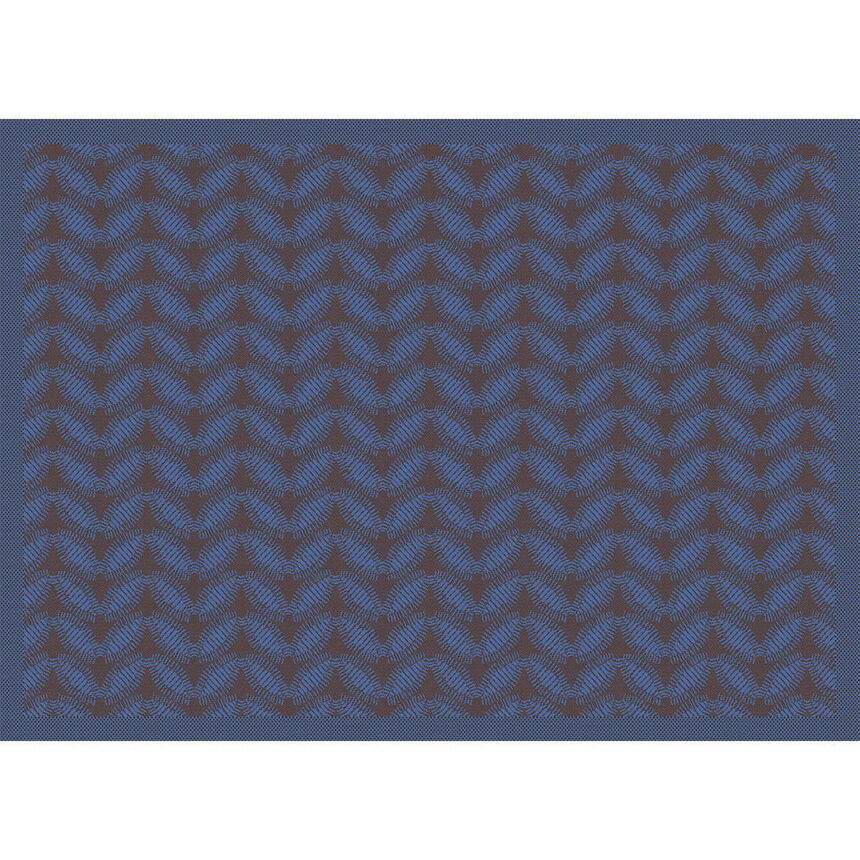 Tovaglietta spalmato Sulawesi Feuillage Terre Indigo 50x36 100% cotone, , hi-res image number 3