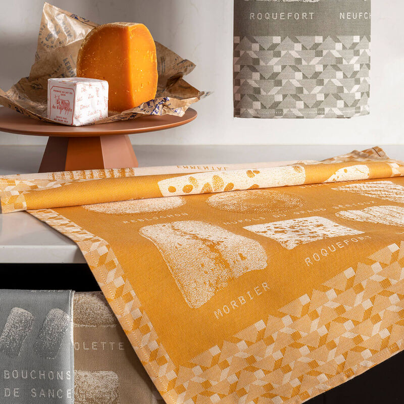 Strofinaccio Fromages Mimolette 60x80 100% cotone, , hi-res image number 0