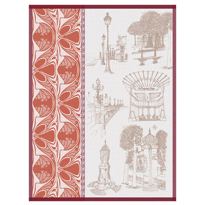 Strofinaccio Carnet de Paris Cotone,  Strofinaccio Carnet de Paris Cotone