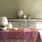 Tovaglia Jardin d'orient Terracotta 150x150 100% lino, , hi-res image number 0