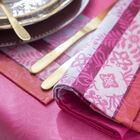 Tovagliolo Mumbai Fuchsia 50x50 100% cotone, , hi-res image number 1