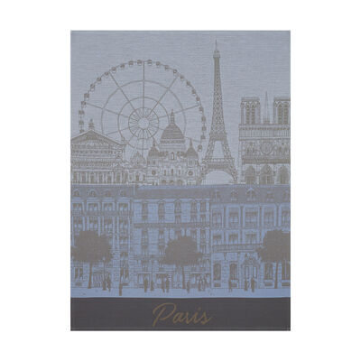 Strofinaccio Paris panorama Cotone,  Strofinaccio Paris panorama Cotone