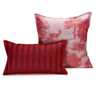 Fodera cuscino Souveraine Carmin 50x50 100% lino, , hi-res image number 1