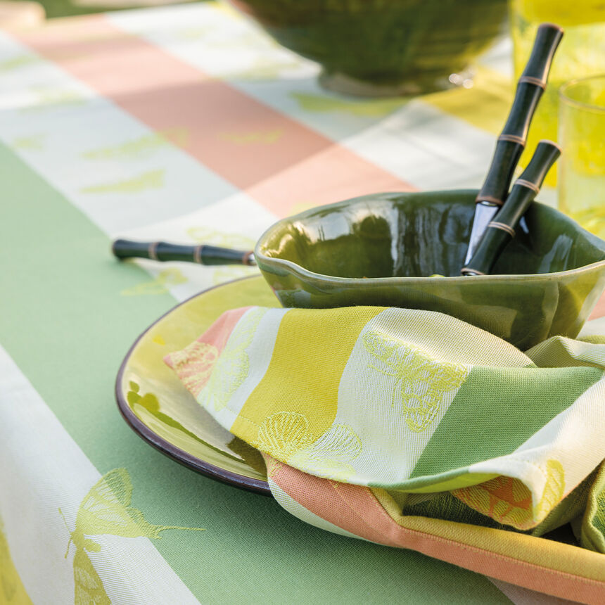 Tovagliolo Bal des papillons Citrus 50x50 100% cotone, , hi-res image number 3