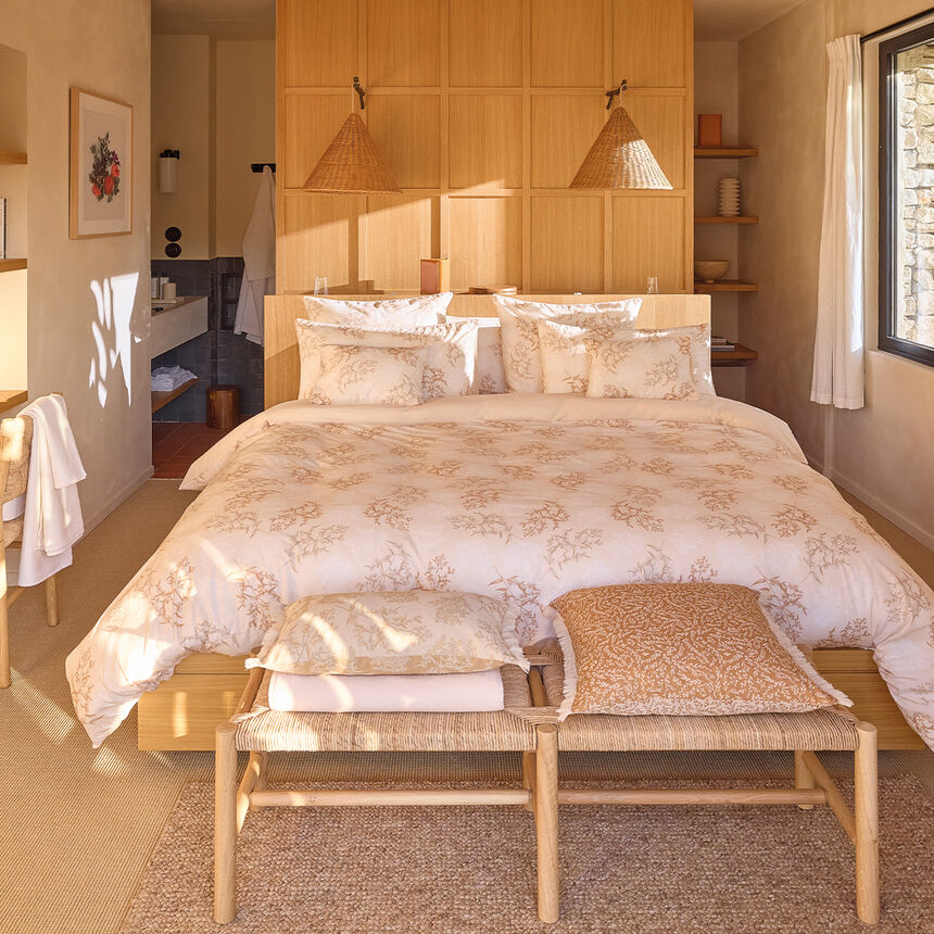 Copripiumini Champ&ecirc;tre Avoine 135X200 100% cotone, , hi-res image number 0