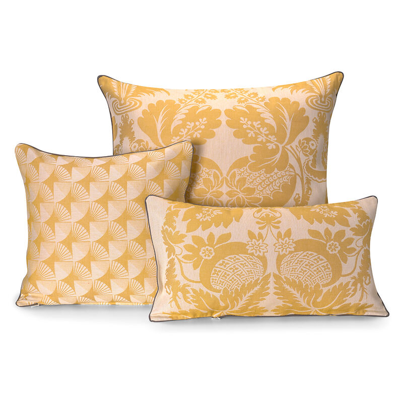 Fodera cuscino Soleil Jaune 30x50 100% cotone, , hi-res