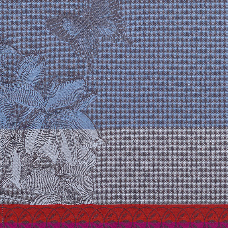 Asciugamano Jardin des papillons Muscaris 54x38 100% cotone, , hi-res image number 1