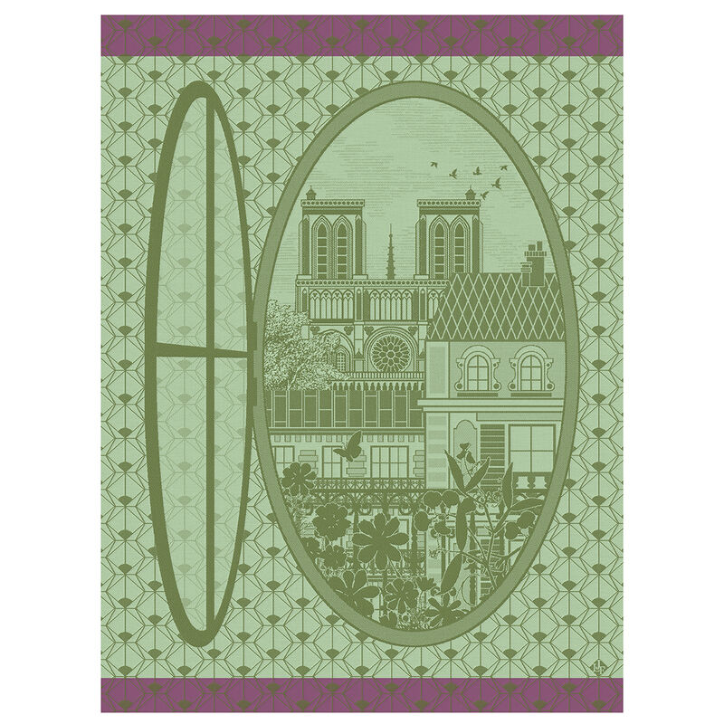 Strofinaccio Fenêtre sur Paris Erable 60x80 100% cotone, , hi-res image number 0