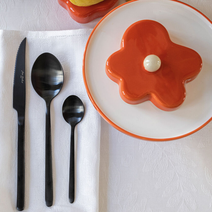 Tovagliolo Vegetal mood Blanc 50x50 100% cotone, , hi-res image number 2