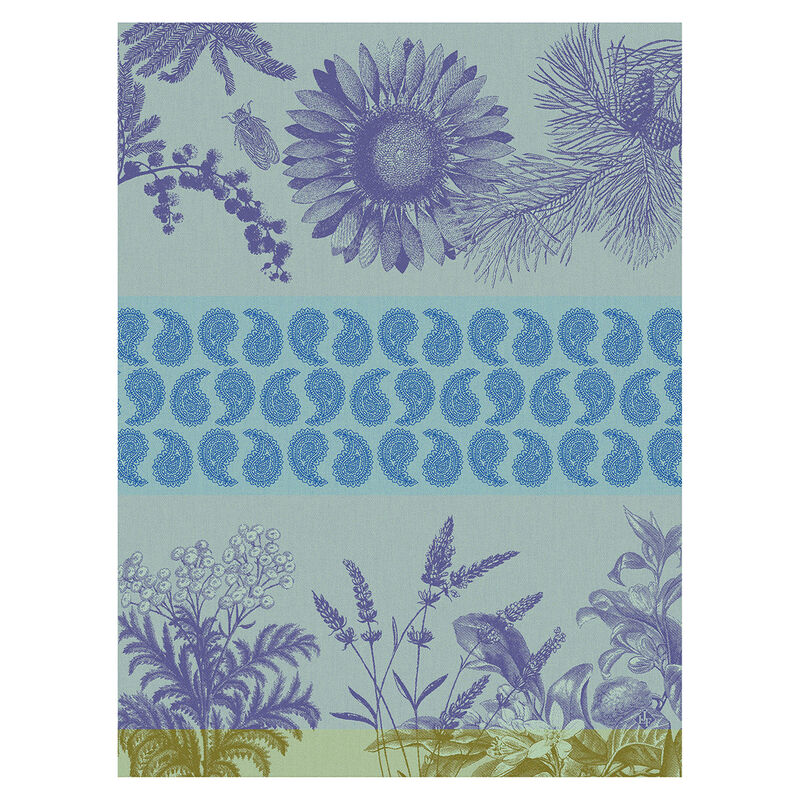 Strofinaccio Soleil au jardin Lavande 60x80 100% cotone, , hi-res image number 0