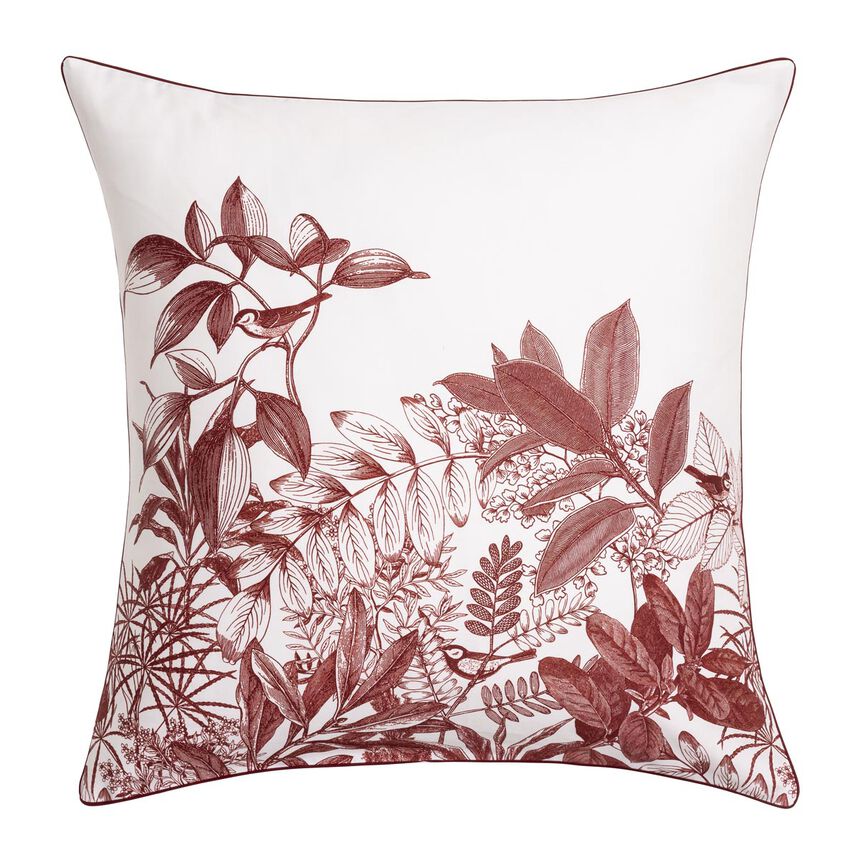 Federe Feuilles en sc&egrave;ne  Goji 40X80 100% cotone, , hi-res image number 1