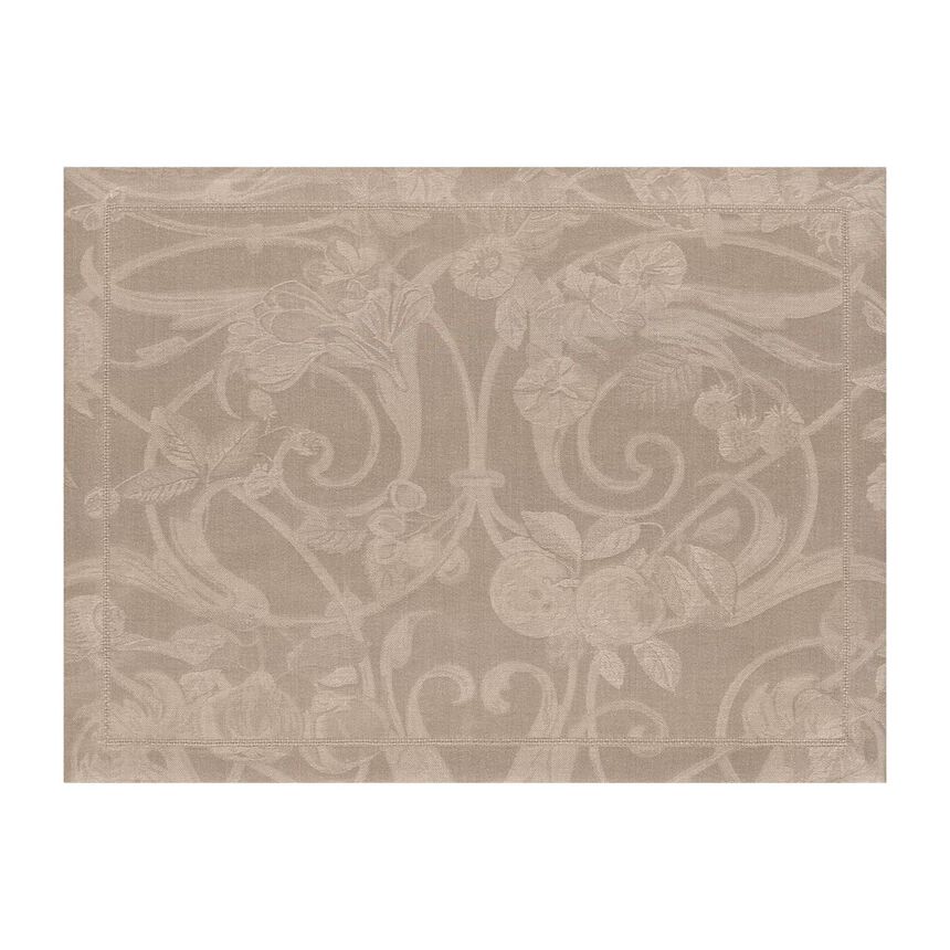 Set americano Tivoli Poivre gris 50x38 100% lino, , hi-res image number 1