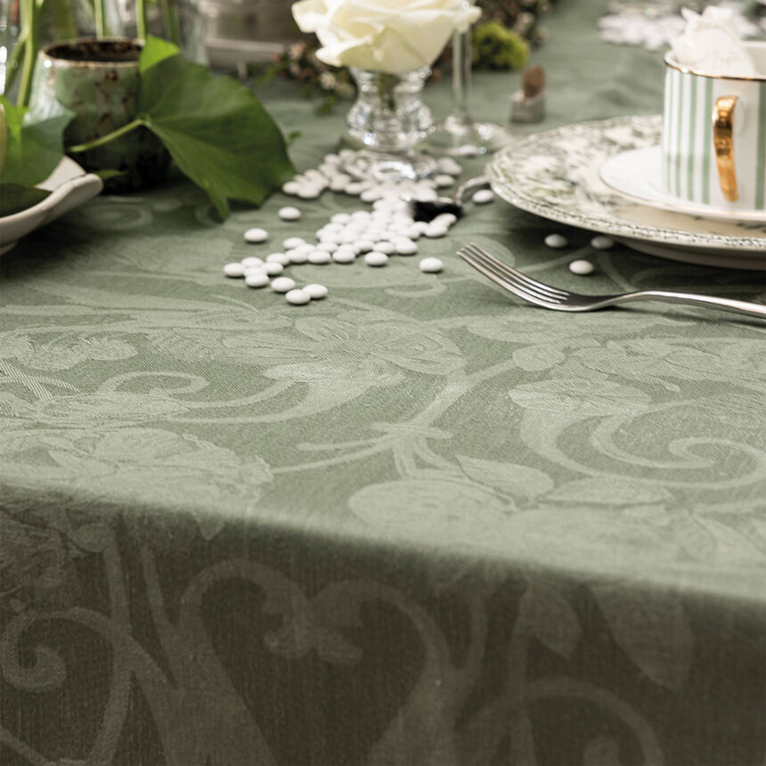 Tovaglia Tivoli Verveine 175x175 100% lino, , hi-res image number 6