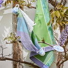 Strofinaccio Floraison Rayé Lilas 60x80 100% cotone, , hi-res image number 0
